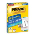 Etiqueta inkjet/laser A4368 com 100 folhas Pimaco