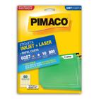 Etiqueta inkjet/laser carta 6087 com 10 folhas Pimaco