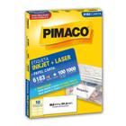 Etiqueta inkjet/laser carta 6183 com 100 folhas Pimaco