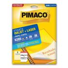 Etiqueta inkjet/laser carta 6285 com 25 folhas Pimaco
