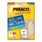 Etiqueta inkjet/laser carta 6288 com 25 folhas Pimaco