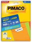 Etiqueta INKJET+LASER PIMACO 10 Folhas 6089