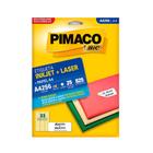 Etiqueta Laser & Inkjet 25,4X63,5 825 Etiquetas Pimaco