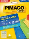 Etiqueta - lisa a5 - 13mm - 1404 etiquetas - pimaco a5r-1313