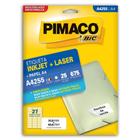 Etiqueta Pimaco A4 25 Folhas A4255 31,5Mmx63,5Mm