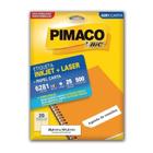 Etiqueta Pimaco Carta Inkjet E Laser 6281 Com 500 Unidades