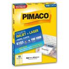 Etiqueta Pimaco Inkjet + Laser - 50,8x101,6 c/100fls 6183