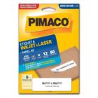 Etiqueta Pimaco Laser 60 Un. 35X105mm A5Q 35105