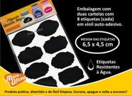 Etiqueta Quadro Negro Adesiva Para Caneta Giz Líquido