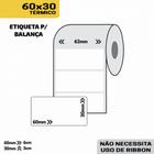 Etiqueta Térmica 60x30 para Balanças cx c/40 rolos