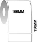 Etiquetas Adesivas 100mm x 150mm em rolo com 235 etiquetas no papel couchê