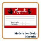 Etiquetas Personalizadas Para Marmita 6x4 Cm 1000 Unid