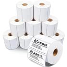 Etiquetas térmicas diretas Aegis Adhesives 7,62 cm x 3,81 cm (10 rolos)