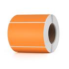 Etiquetas térmicas diretas YIKIADA Orange Vinyl 7,6 x 5 cm 500 PCS