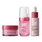 Eudora Kit Niina Skin: Hidragel Nutritivo 30ml + Sérum Facial 30ml + Creme Overnight 45g