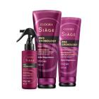 Eudora Kit Siàge Pro Cronology: Shampoo + Condicionador + Leave In Memorizador