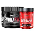 Evora Pré Treino 150g + Creatina Pura 60 Caps Integralmedica