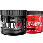 Evora Pré Treino 150g + Glutamina Pura 150g Integralmedica