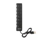 Exbom Uh-2s7 Cor Preto Hub 7 Portas Usb 2.0 Led Seletora