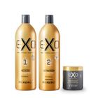 Exo Hair Exoplastia Capilar Kit de Alisamento 2x1000ml + Nanotron Mask 500g