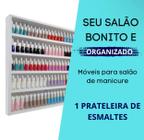 Expositor de esmalte P/ Manicure 200 Esmaltes Nicho de Parede