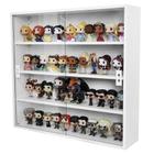 Expositor Funko Pop MDF (para 44 Funkos) 4 vãos, portas em vidro, Dom Móveis - branco