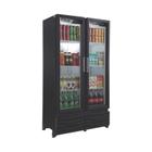 Expositor Refrigerado 700 Litros Porta de Vidro Preto Frilux RF-006-Slin 127v