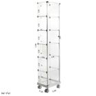 Expositor Torre Vidro Modulado - 0,40 x 1,90 x 0,30