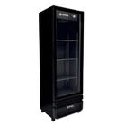 Expositor Vertical Vrs16 Preto 450L Porta Vidro 127V Imbera