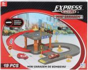 Mini Garagem de Carrinhos Construção Express Wheels Multikids