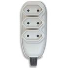 Extensao compacta cordão paralelo branco 10a 250v - 10 mt - Ilumi