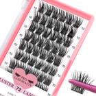 Extensão de cílios Cluster Lashes PRO LASHBEAUTY 72 unidades D-10 mm