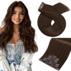 Extensões de cabelo Clip in Moresoo Dark Brown Human Hair 120g