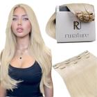 Extensões de cabelo RUNATURE Platinum Blonde Human Hair 40cm