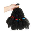 Extensões de Cabelo Sintético Afro Kinky Curly - 12 Polegadas