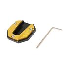 Extensor de Suporte Lateral para Motocicleta com Almofada para os Pés