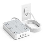 Extensor de Tomada TESSAN 10 Pés - 6 Tomadas e 3 USB