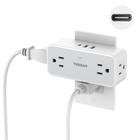Extensor de Tomada TESSAN 4 Saídas com USB - Divisor de Energia
