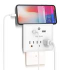 Extensor de Tomada TESSAN com Carregador USB e Luz Noturna