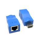 Extensor Hdmi 30M Metros Via Cabo De Rede Rj45 Cat5E/6