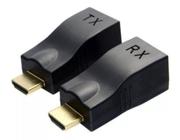 Extensor Hdmi 30Metros Via 1 Cabo De Rede Rj45 Cat5E/6