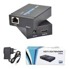 Extensor Hdmi 60metros 3d Cat5/cat6 Via Cabo Rede Rj45 1080p