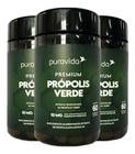 Extrato De Própolis Verde Premium 3 X 60 Cápsulas Puravida