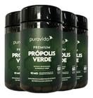 Extrato De Própolis Verde Premium 4 X 60 Cápsulas Puravida