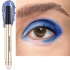 Eyeshadow Stick Metiplou Blue Cream Shimmer Waterproof