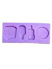 F1454 molde de silicone medicina enfermagem confeitaria biscuit