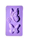 F1740 molde de silicone borboleta confeitaria biscuit - confeitaria dos moldes