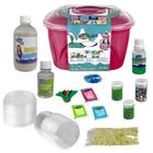 Fábrica Infantil Para Fazer 10 Slime + 06 Areia Cinética - Bang Toys