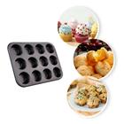 Faça cupcakes perfeitos com a forma antiaderente de 12 cavidades.