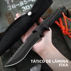 Faca de Camping e Caça com Bainha - Lâmina Fixa Tactical Bowie Full Tang